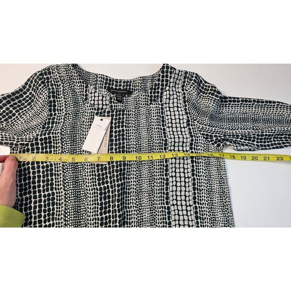 NWT banana republic satin XXS PETITE XXSP career business casual long sleeve top - Picture 5 of 6